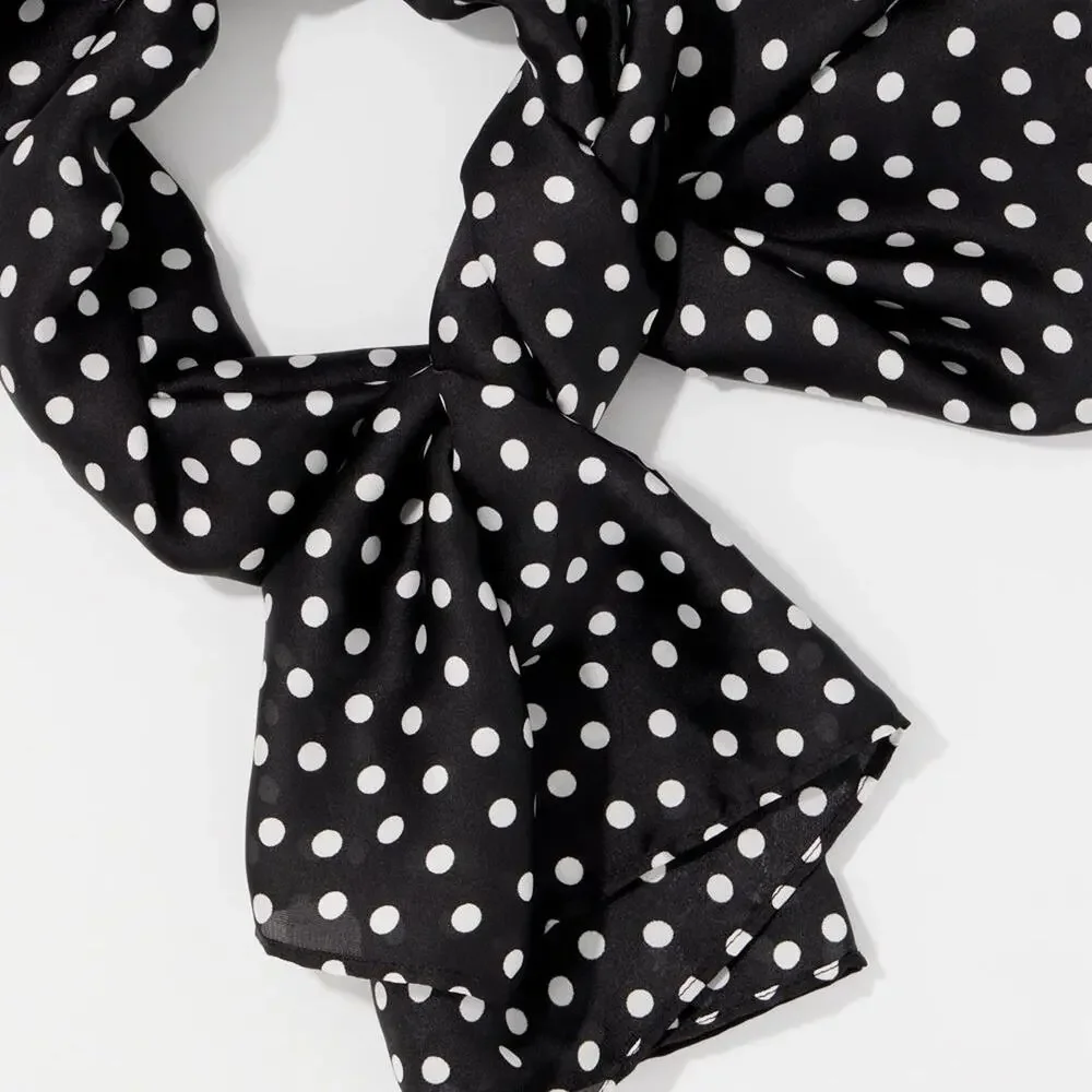 Millie Dot Square Scarf from White House Black Market. NWT